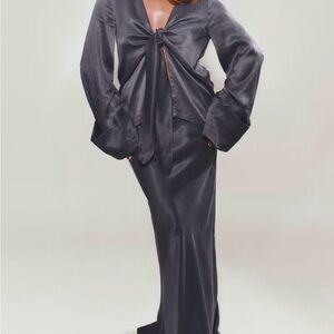 Djerf Avenue Vision Skirt Storm